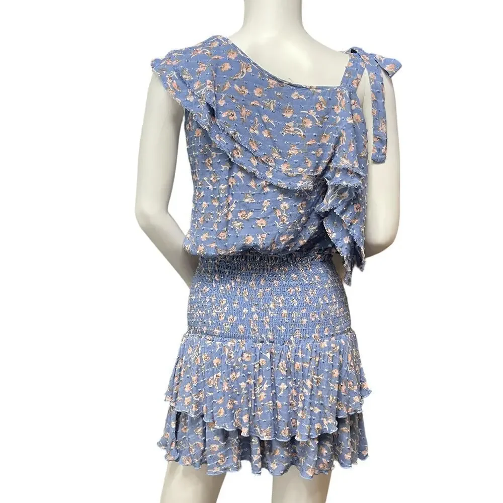 Planet Blue Life Mini Skort Skirt and Top Matching Set Size S